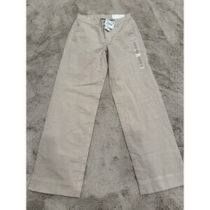 NWT Women's Size 000 American Eagle Straight Leg Pants - Khaki